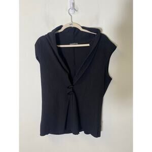 Karen Klein Black Vest Sz XL